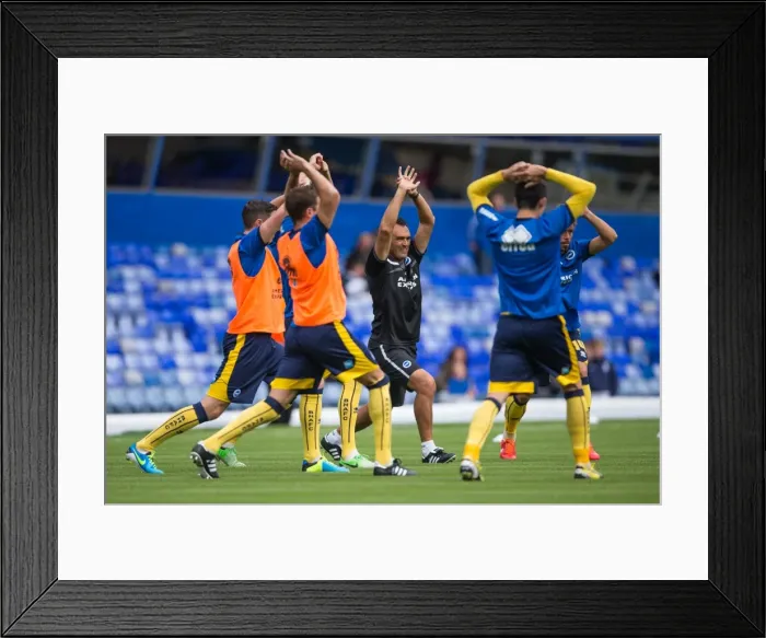 Framed Print : Brighton & Hove Albion vs. Birmingham City: Away Game (2013-14 Season)