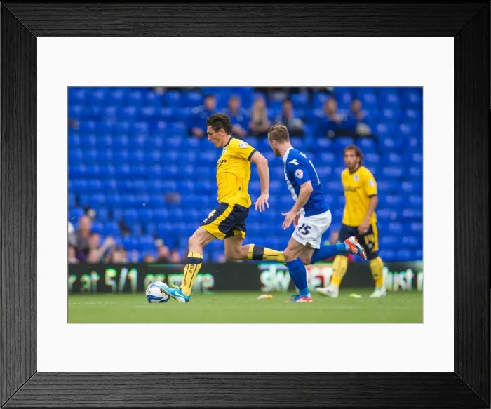 Framed Print : Brighton & Hove Albion vs. Birmingham City: Away Game (August 17, 2013)