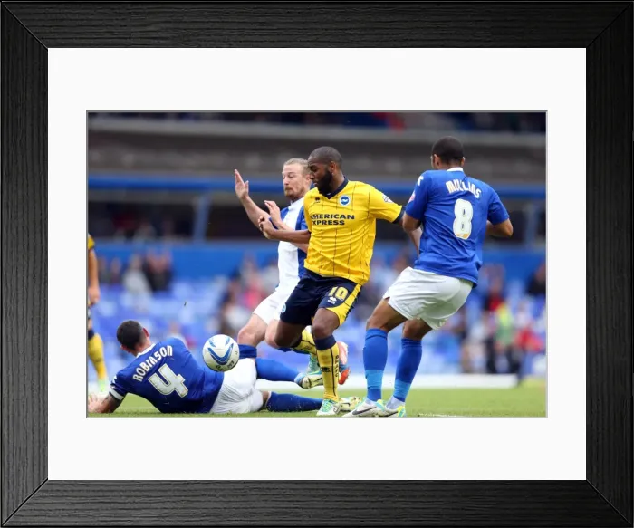 Framed Print : Brighton & Hove Albion vs. Birmingham City: Away Game (2013-14 Season) Framed Print : Brighton & Hove Albion vs. Birmingham City: Away Game (2013-14 Season)