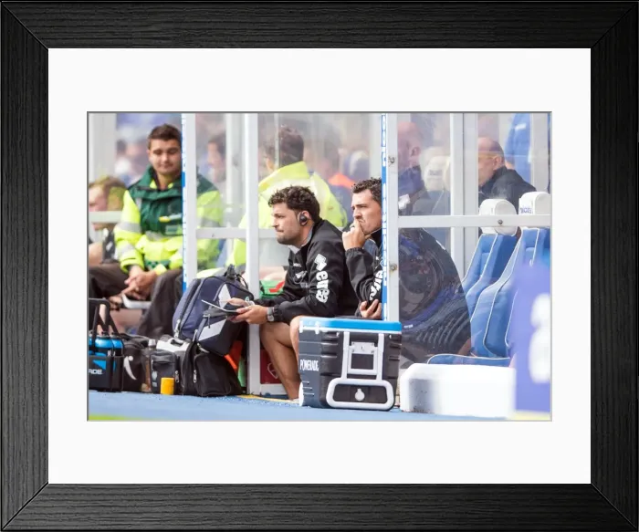 Framed Print : Brighton & Hove Albion vs. Birmingham City: Away Game (August 17, 2013)