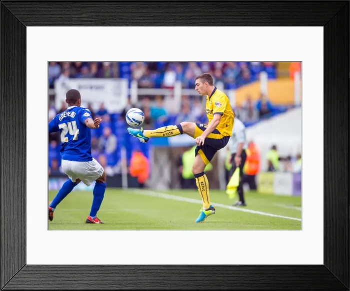 Framed Print : Brighton & Hove Albion vs. Birmingham City: 2013-14 Away Game Framed Print : Brighton & Hove Albion vs. Birmingham City: 2013-14 Away Game