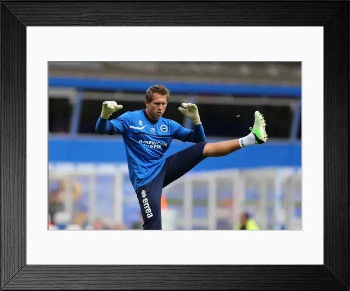 Framed Print : Brighton & Hove Albion vs. Birmingham City: 2013-14 Away Game Framed Print : Brighton & Hove Albion vs. Birmingham City: 2013-14 Away Game