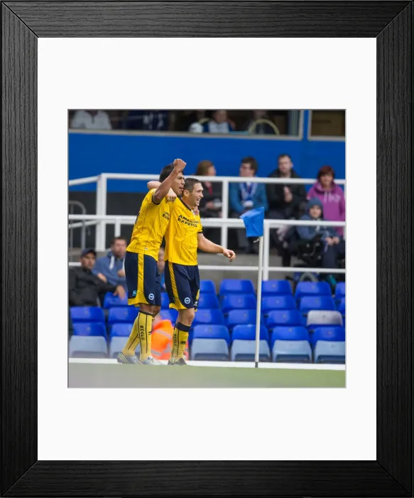 Framed Print : Andrew Crofts Scores the Winning Goal: Brighton & Hove Albion's 1-0 Victory over Birmingham City (August 17, 2013) Framed Print : Andrew Crofts Scores the Winning Goal: Brighton & Hove Albion's 1-0 Victory over Birmingham City (August 17, 2013)