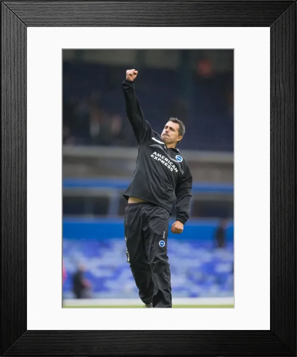 Framed Print : Brighton & Hove Albion vs. Birmingham City: Away Game (2013-14 Season)