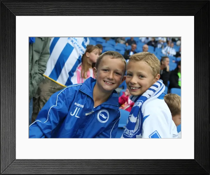 Framed Print : Brighton & Hove Albion vs. Burnley: Home Game - August 24, 2013 Framed Print : Brighton & Hove Albion vs. Burnley: Home Game - August 24, 2013