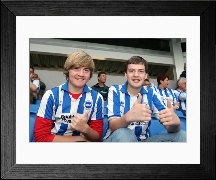 Framed Print : Brighton & Hove Albion vs. Burnley: Home Game - August 24, 2013 Framed Print : Brighton & Hove Albion vs. Burnley: Home Game - August 24, 2013