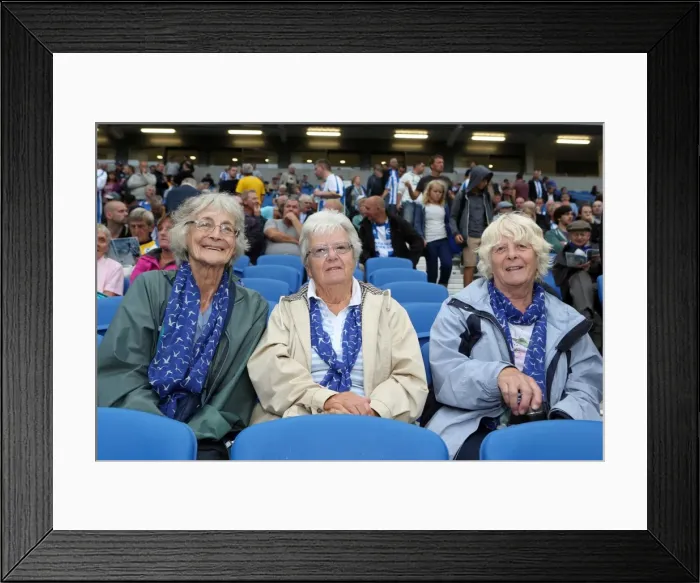 Framed Print : Crowd shots at the Amex - 2013-14 Framed Print : Crowd shots at the Amex - 2013-14