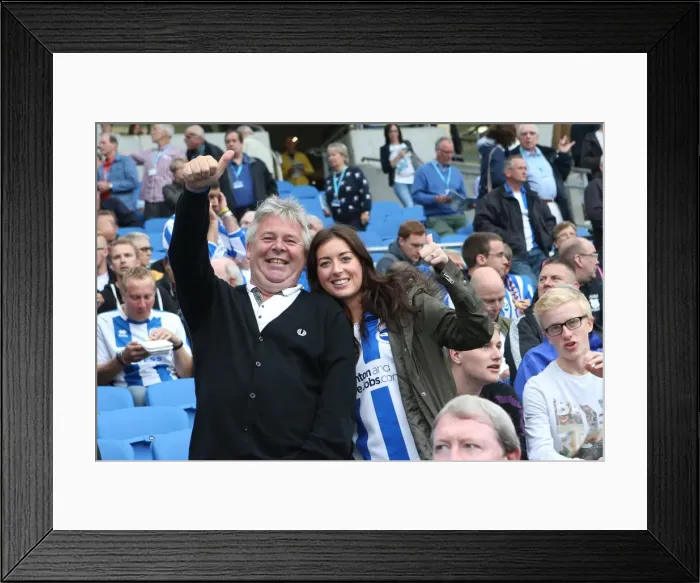 Framed Print : Brighton and Hove Albion: Electric Atmosphere at the Amex Stadium - 2013-14 Season (Burnley Game) Framed Print : Brighton and Hove Albion: Electric Atmosphere at the Amex Stadium - 2013-14 Season (Burnley Game)