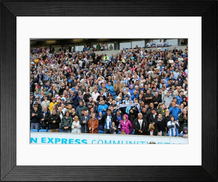 Framed Print : Brighton & Hove Albion vs. Burnley: Home Game - August 24, 2013 Framed Print : Brighton & Hove Albion vs. Burnley: Home Game - August 24, 2013