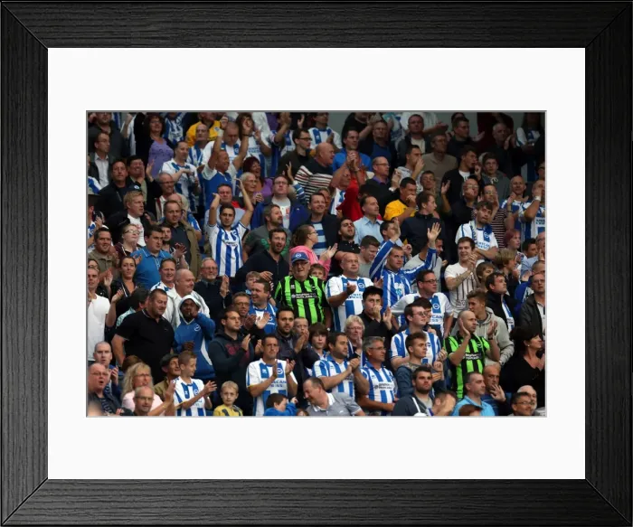 Framed Print : Brighton & Hove Albion vs. Burnley: Home Game - August 24, 2013 Framed Print : Brighton & Hove Albion vs. Burnley: Home Game - August 24, 2013