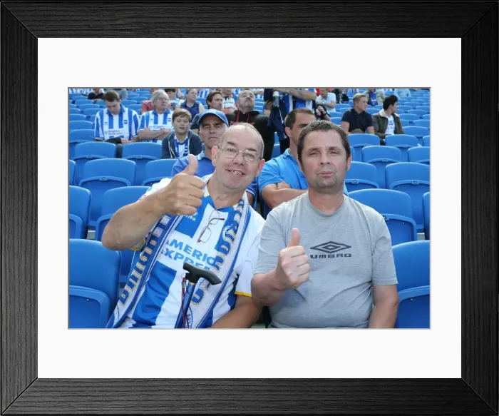 Framed Print : Crowd shots at the Amex - 2013-14 Framed Print : Crowd shots at the Amex - 2013-14