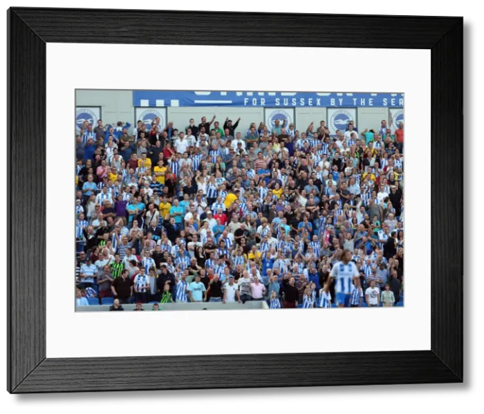 Framed Print : Brighton & Hove Albion vs. Millwall: 2013-14 Home Game Framed Print : Brighton & Hove Albion vs. Millwall: 2013-14 Home Game