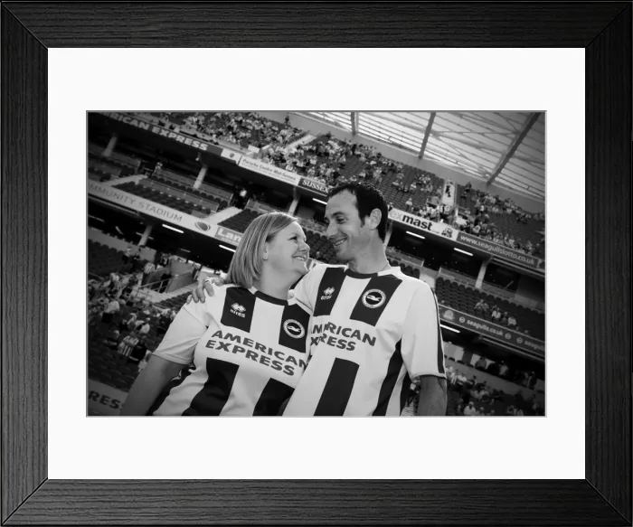 Framed Print : Brighton & Hove Albion: The Roaring Crowd at the Amex - 2013-14 Season (Millwall Game) Framed Print : Brighton & Hove Albion: The Roaring Crowd at the Amex - 2013-14 Season (Millwall Game)