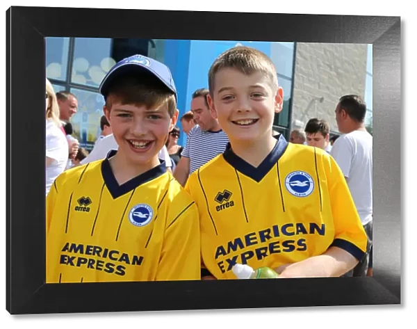 Brighton & Hove Albion: Fan Interaction at the Club Shop Signing Event (03-09-2013)