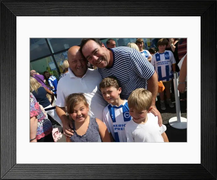 Framed Print : Brighton & Hove Albion FC: Fan Interaction at the Club Shop Signing Event (03-09-2013) Framed Print : Brighton & Hove Albion FC: Fan Interaction at the Club Shop Signing Event (03-09-2013)