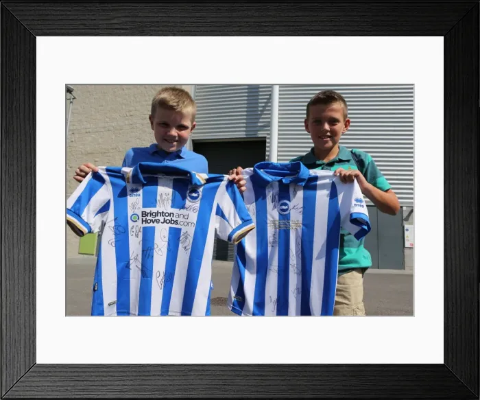 Framed Print : Brighton & Hove Albion FC: Unforgettable Fan Interaction at the September 2013 Club Shop Signing Event Framed Print : Brighton & Hove Albion FC: Unforgettable Fan Interaction at the September 2013 Club Shop Signing Event
