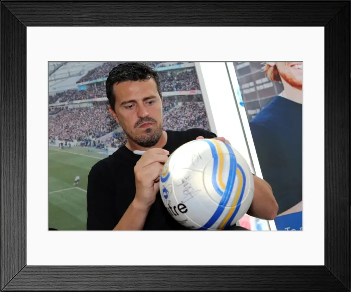 Framed Print : Unforgettable Moments: Brighton & Hove Albion FC Team Signing Event at the Club Shop (September 2013)
