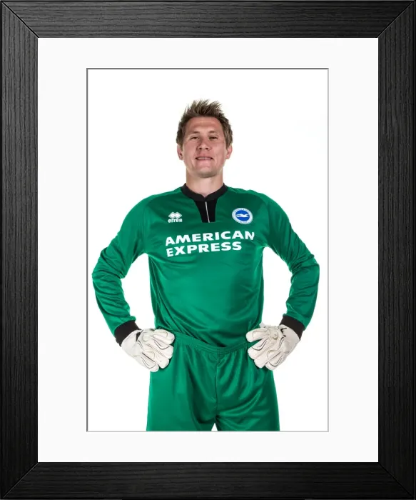 Framed Print : Brighton and Hove Albion FC's Unyielding Guardian: Tomasz Kuszczak Framed Print : Brighton and Hove Albion FC's Unyielding Guardian: Tomasz Kuszczak