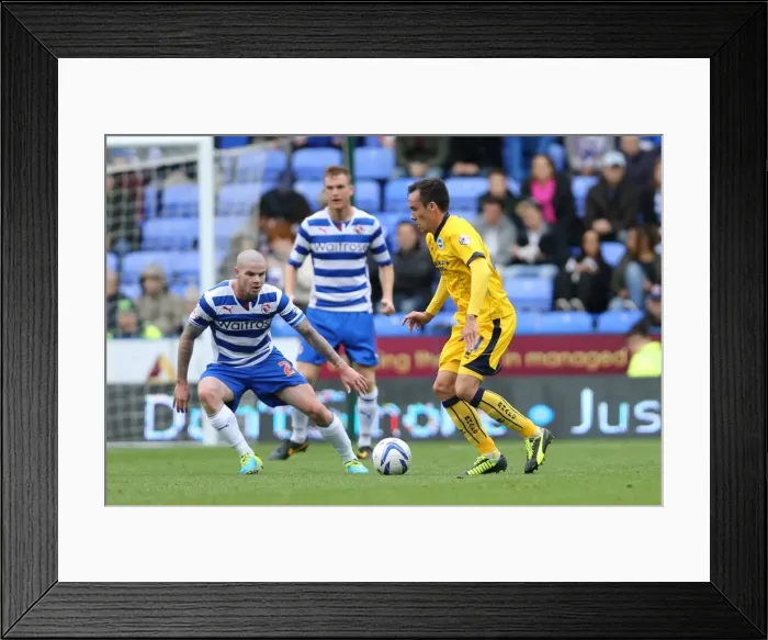 Framed Print : Brighton & Hove Albion vs. Reading (Away) - 15-09-2013: 2013-14 Season Framed Print : Brighton & Hove Albion vs. Reading (Away) - 15-09-2013: 2013-14 Season