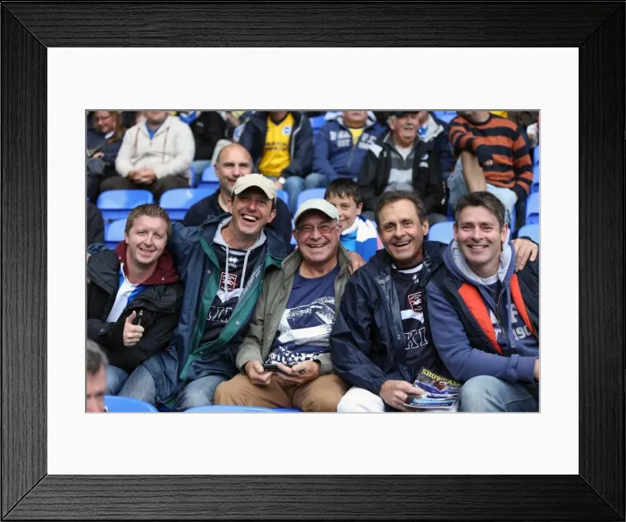 Framed Print : Brighton & Hove Albion vs. Reading (Away) - 15-09-2013: Away Game Highlights, 2013-14 Season Framed Print : Brighton & Hove Albion vs. Reading (Away) - 15-09-2013: Away Game Highlights, 2013-14 Season