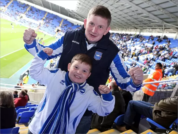Brighton and Hove Albion Away Days 2013-14: Electric Atmosphere - Reading Crowd Shots
