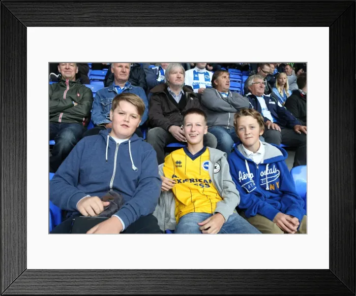 Framed Print : Brighton & Hove Albion vs. Reading (Away) - 15-09-2013: Away Game Highlights, 2013-14 Season Framed Print : Brighton & Hove Albion vs. Reading (Away) - 15-09-2013: Away Game Highlights, 2013-14 Season