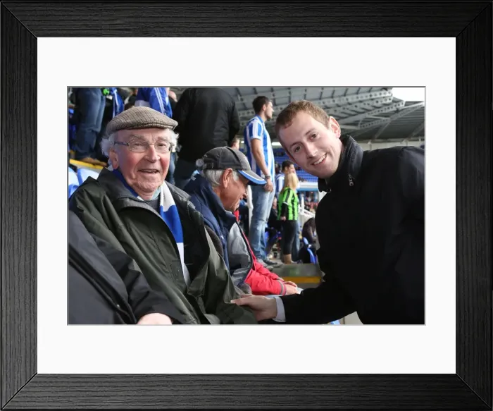 Framed Print : Brighton & Hove Albion vs. Reading (Away) - 15-09-2013: 2013-14 Season - Reading Away Game Framed Print : Brighton & Hove Albion vs. Reading (Away) - 15-09-2013: 2013-14 Season - Reading Away Game