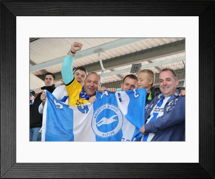 Framed Print : Brighton & Hove Albion vs. Reading (Away) - 15-09-2013: Away Game Highlights, 2013-14 Season Framed Print : Brighton & Hove Albion vs. Reading (Away) - 15-09-2013: Away Game Highlights, 2013-14 Season