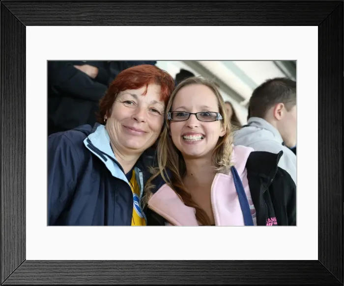 Framed Print : Brighton and Hove Albion Away Days 2013-14: Seafront Fans at Reading Framed Print : Brighton and Hove Albion Away Days 2013-14: Seafront Fans at Reading