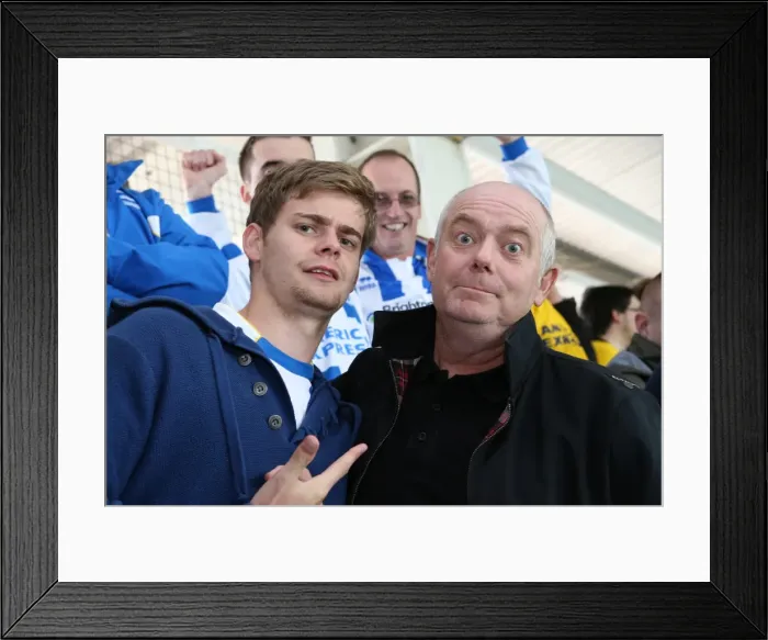Framed Print : Brighton & Hove Albion vs. Reading (Away) - 15-09-2013: Away Game Highlights from the 2013-14 Season Framed Print : Brighton & Hove Albion vs. Reading (Away) - 15-09-2013: Away Game Highlights from the 2013-14 Season