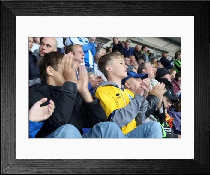 Framed Print : Brighton & Hove Albion vs. Reading (Away) - September 15, 2013: 2013-14 Season - Reading Game