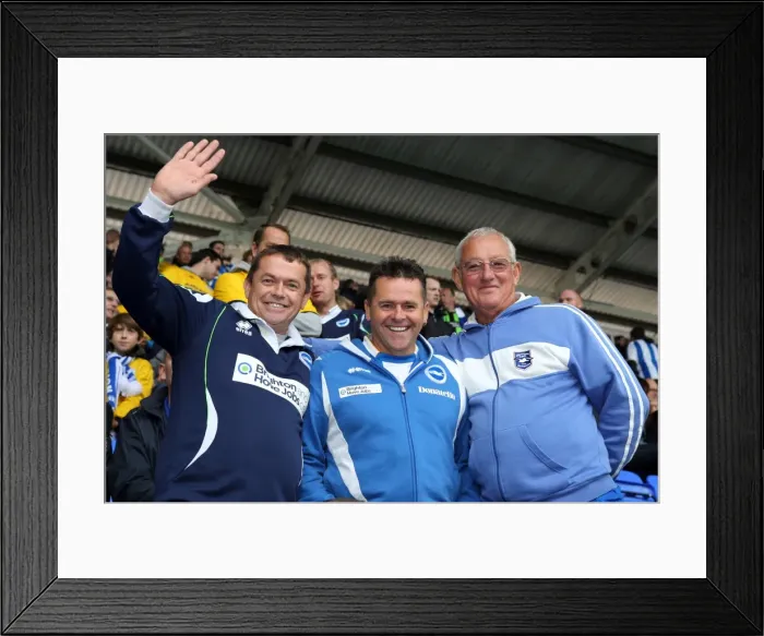 Framed Print : Sea of Supporters: Brighton and Hove Albion Away Day at Reading (2013-14) Framed Print : Sea of Supporters: Brighton and Hove Albion Away Day at Reading (2013-14)