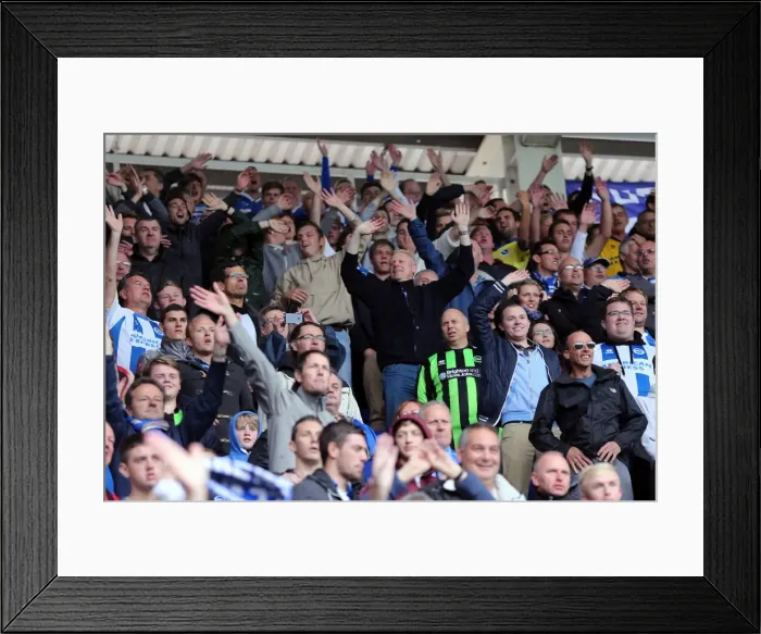Framed Print : Brighton & Hove Albion vs. Reading (Away) - 15-09-2013: 2013-14 Season Framed Print : Brighton & Hove Albion vs. Reading (Away) - 15-09-2013: 2013-14 Season