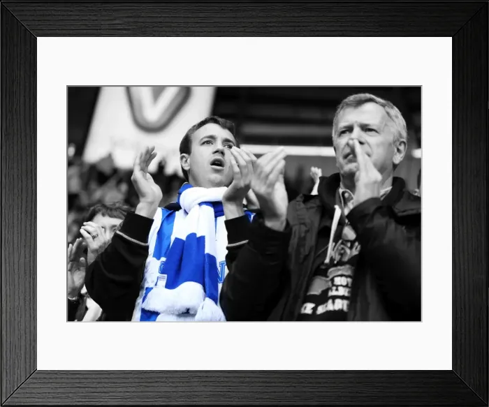 Framed Print : Brighton & Hove Albion vs. Reading: 2013-14 Away Game