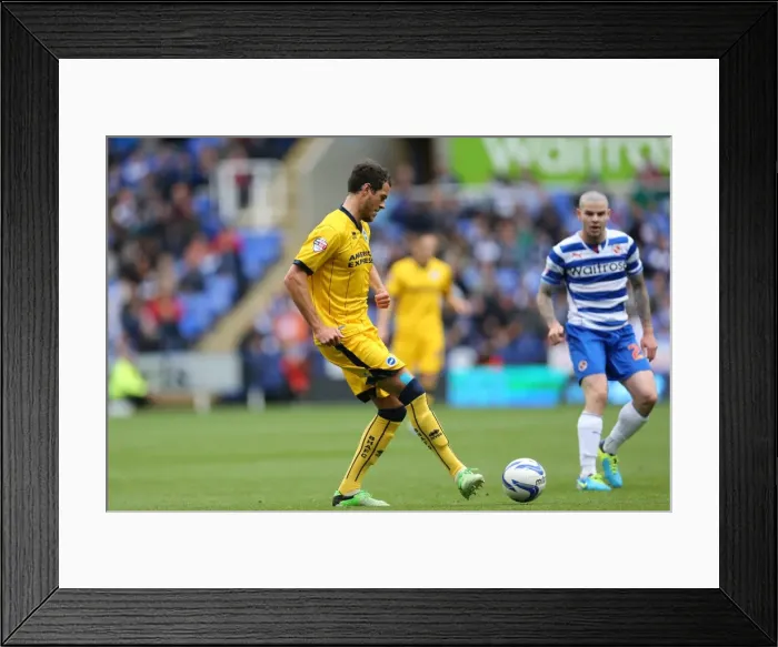 Framed Print : Brighton & Hove Albion vs. Reading (Away) - 15-09-2013: Away Game in the 2013-14 Season Framed Print : Brighton & Hove Albion vs. Reading (Away) - 15-09-2013: Away Game in the 2013-14 Season