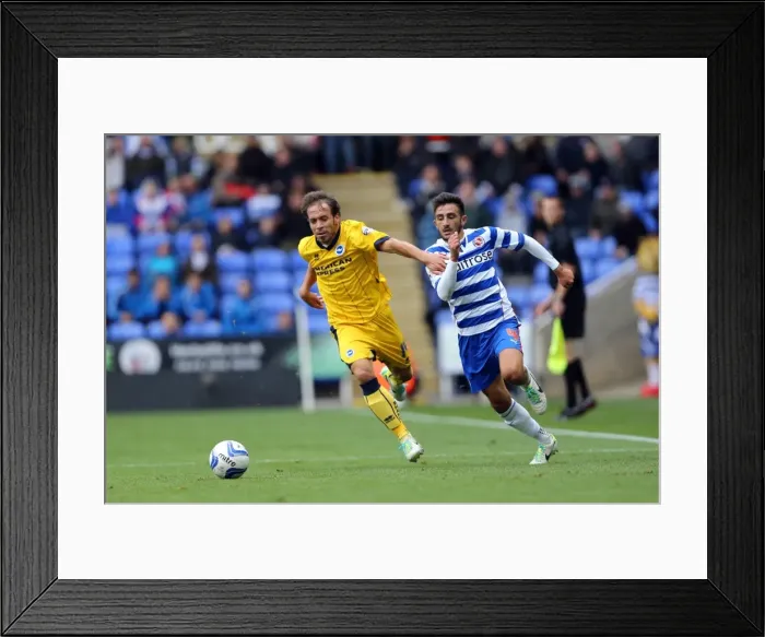 Framed Print : Brighton & Hove Albion vs. Reading: 2013-14 Season Away Game Framed Print : Brighton & Hove Albion vs. Reading: 2013-14 Season Away Game
