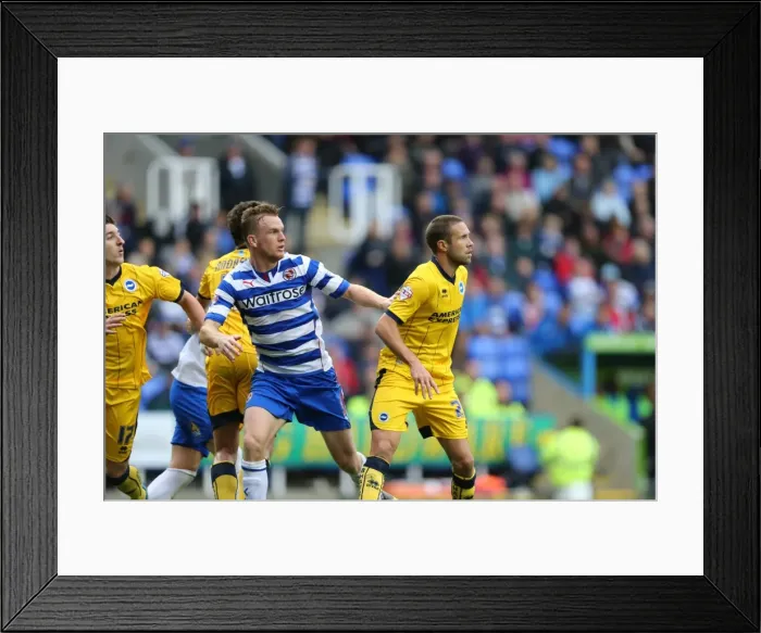 Framed Print : Brighton & Hove Albion vs. Reading (Away) - 15-09-2013: Away Game Highlights, 2013-14 Season