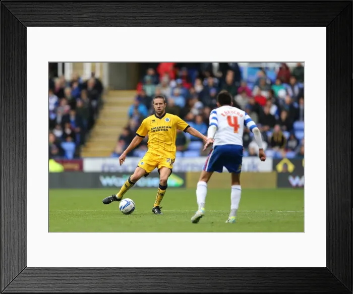Framed Print : Brighton & Hove Albion vs. Reading (Away) - 15-09-2013: 2013-14 Season