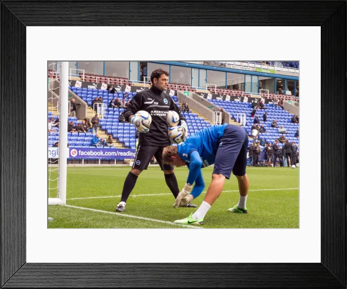 Framed Print : Brighton & Hove Albion vs. Reading: 2013-14 Away Game