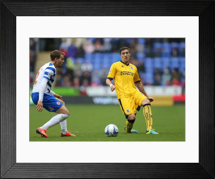 Framed Print : Brighton & Hove Albion vs. Reading (Away) - 15-09-2013: Away Game Highlights, 2013-14 Season