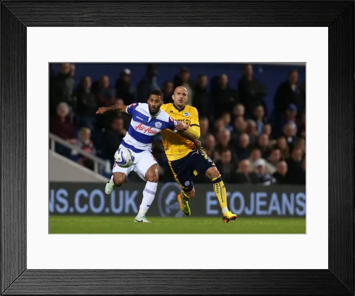 Framed Print : Brighton & Hove Albion vs. QPR: Away Game - September 18, 2013 Framed Print : Brighton & Hove Albion vs. QPR: Away Game - September 18, 2013