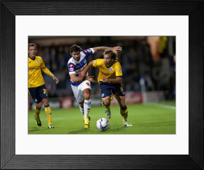 Framed Print : Brighton & Hove Albion vs. QPR: Away Game - September 18, 2013 Framed Print : Brighton & Hove Albion vs. QPR: Away Game - September 18, 2013