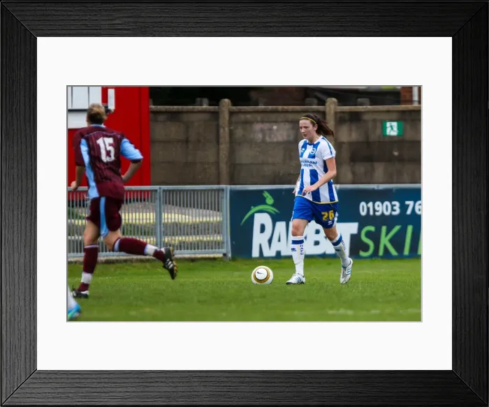 Framed Print : Brighton & Hove Albion Women's Football: 2013-14 Season - Match Against Chesham Framed Print : Brighton & Hove Albion Women's Football: 2013-14 Season - Match Against Chesham