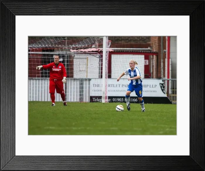 Framed Print : Brighton & Hove Albion Women vs. Chesham: 2013-14 Season Match