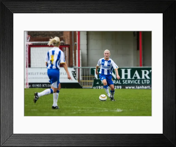 Framed Print : Brighton & Hove Albion Women's Football: 2013-14 Season - Match Against Chesham Framed Print : Brighton & Hove Albion Women's Football: 2013-14 Season - Match Against Chesham