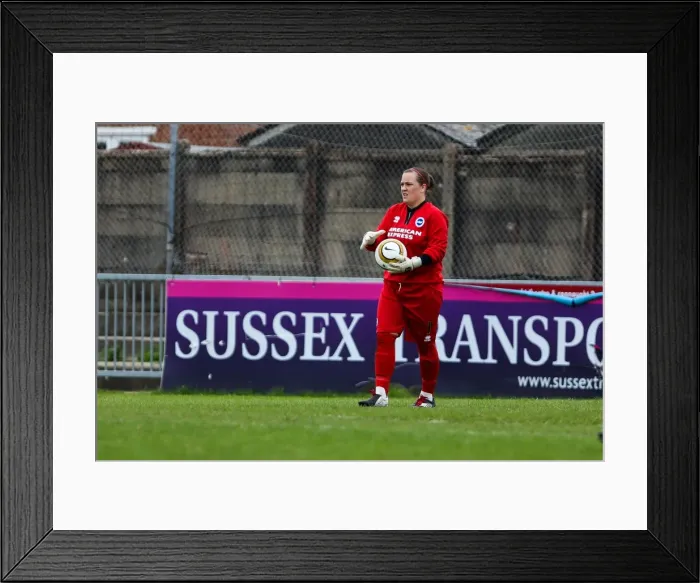 Framed Print : Brighton & Hove Albion Women vs. Chesham: 2013-14 Season Match