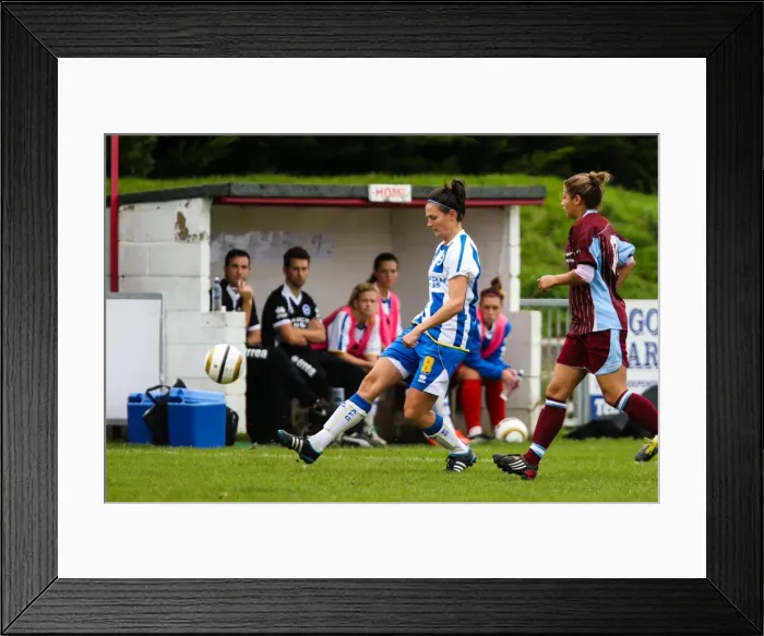 Framed Print : Brighton & Hove Albion Women's Football: 2013-14 Season - Chesham Match Framed Print : Brighton & Hove Albion Women's Football: 2013-14 Season - Chesham Match