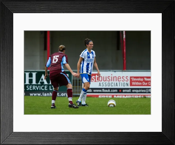 Framed Print : Brighton & Hove Albion Women vs. Chesham: 2013-14 Season Match