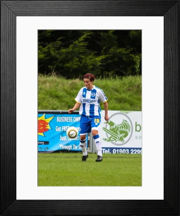 Framed Print : Brighton & Hove Albion Women's Football: 2013-14 Season - Chesham Match Framed Print : Brighton & Hove Albion Women's Football: 2013-14 Season - Chesham Match