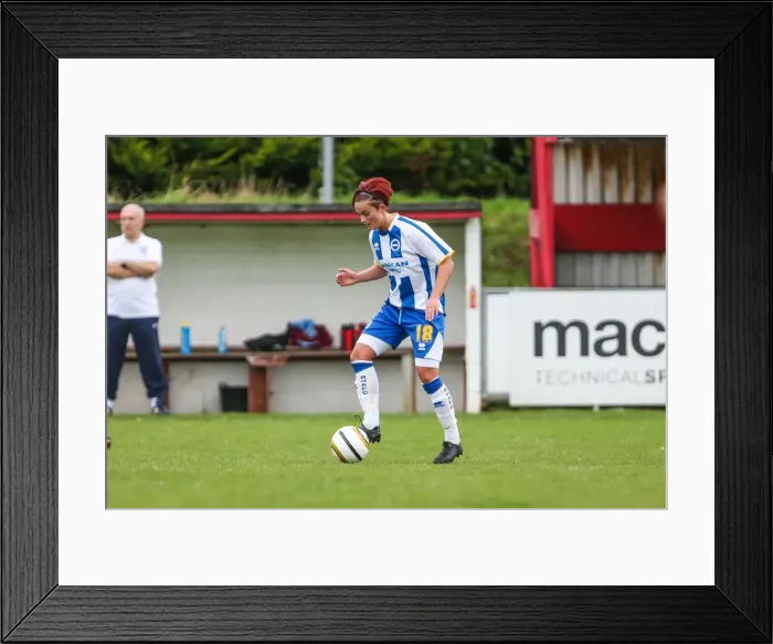 Framed Print : Brighton & Hove Albion Women vs. Chesham: 2013-14 Season Match